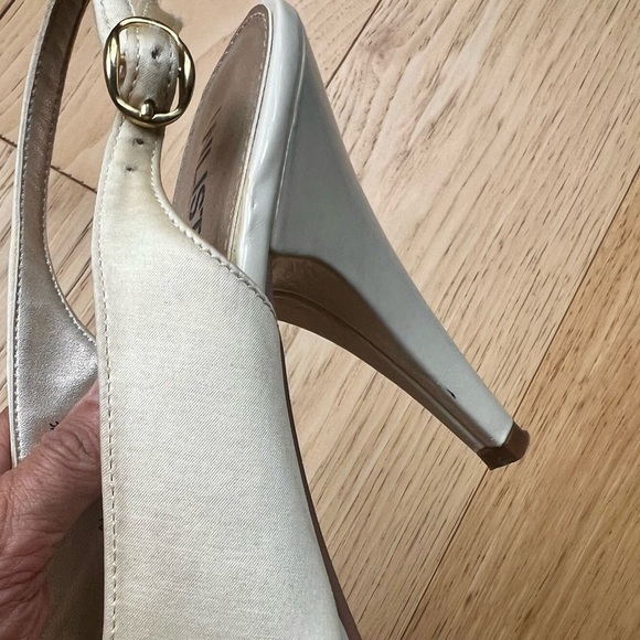 ⭐️BOGO FREE⭐️ UNLISTED Cream Platform Sling Back Heels - Picture 7 of 12